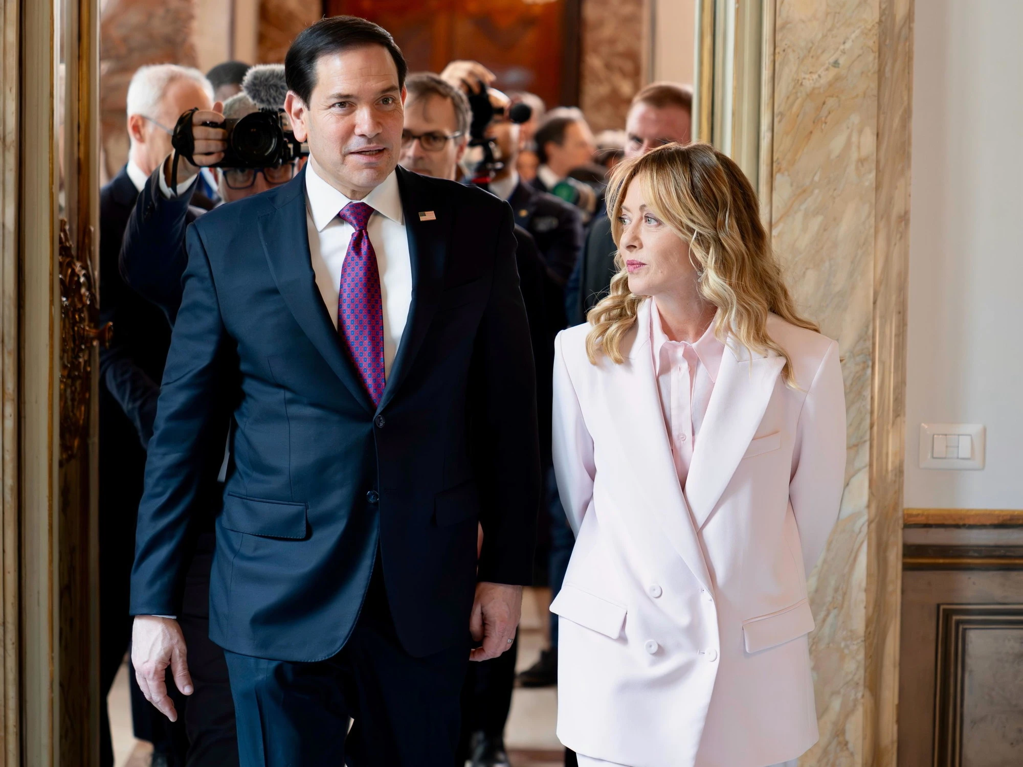 Meloni-Rubio, vertice di 90 minuti: la ripartenza di Italia e Usa ...