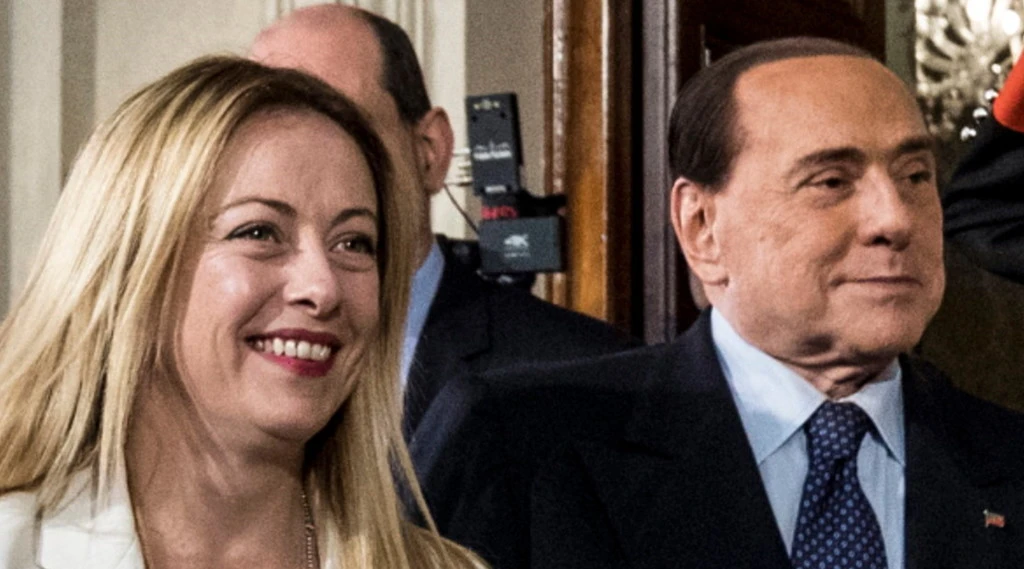 Giorgia Meloni e Silvio Berlusconi
