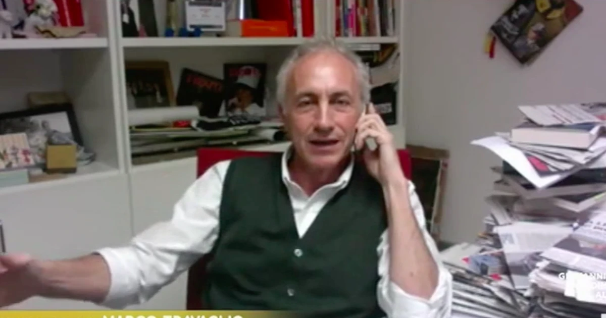 Marco Travaglio a Otto e mezzo, stavolta centra il punto sul coronavirus: "Mi preoccupo quando vedo la metro piena"