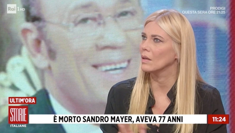 Morte Sandro Mayer, la notizia in diretta a Storie Italiane: la reazione di Eleonora Daniele commuove l'Italia
