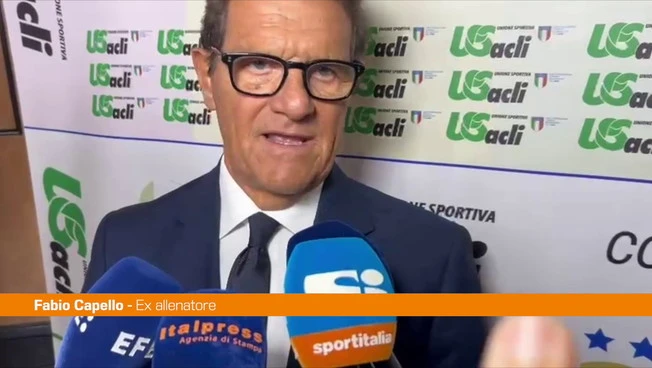 Capello "Fabregas merita il premio Bearzot. Malagò in Figc? E' l'uomo giusto"