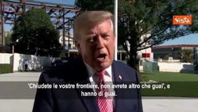 Trump: Situazione In Francia colpa dell'immigrazione, avevo detto a Macron di chiudere confini