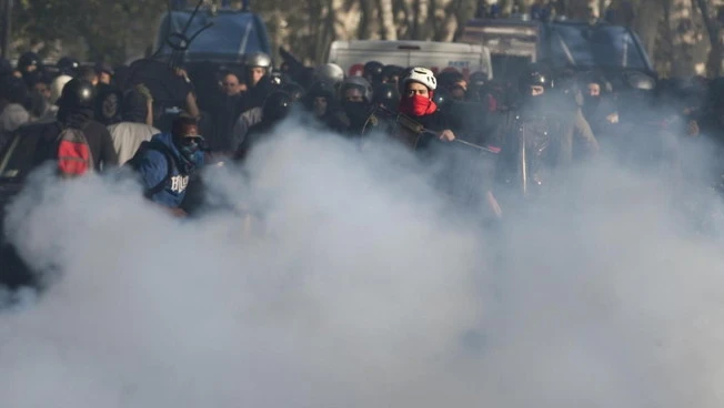 Gli scontri a Roma