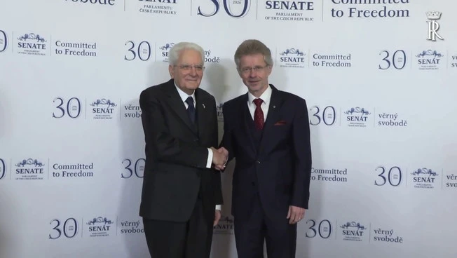 Mattarella incontra il Presidente del Senato della Repubblica Ceca