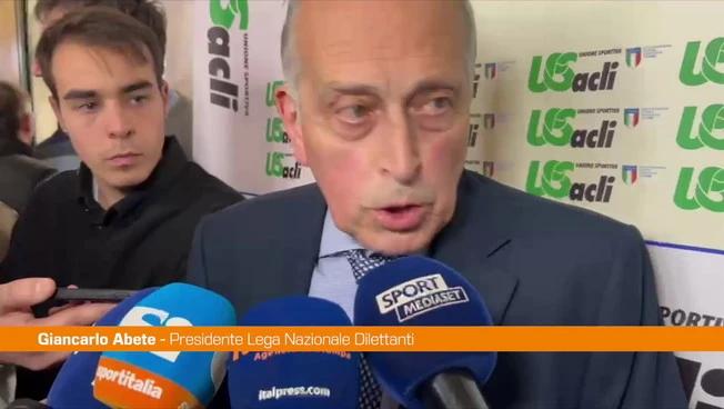 Abete "Figc? Chiederò alla Lega Dilettanti le stesse titolarità di Malagò"
