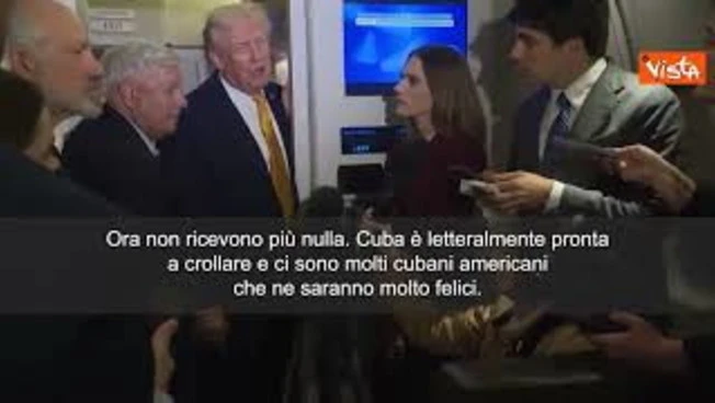 Trump: Cuba pronta a cadere. L'economia dipendeva dal petrolio del Venezuela