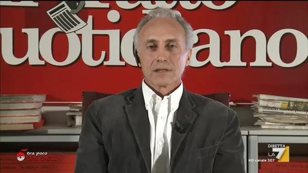 Marco Travaglio fuori controllo: "Silvio Berlusconi, il vecchio puttaniere"