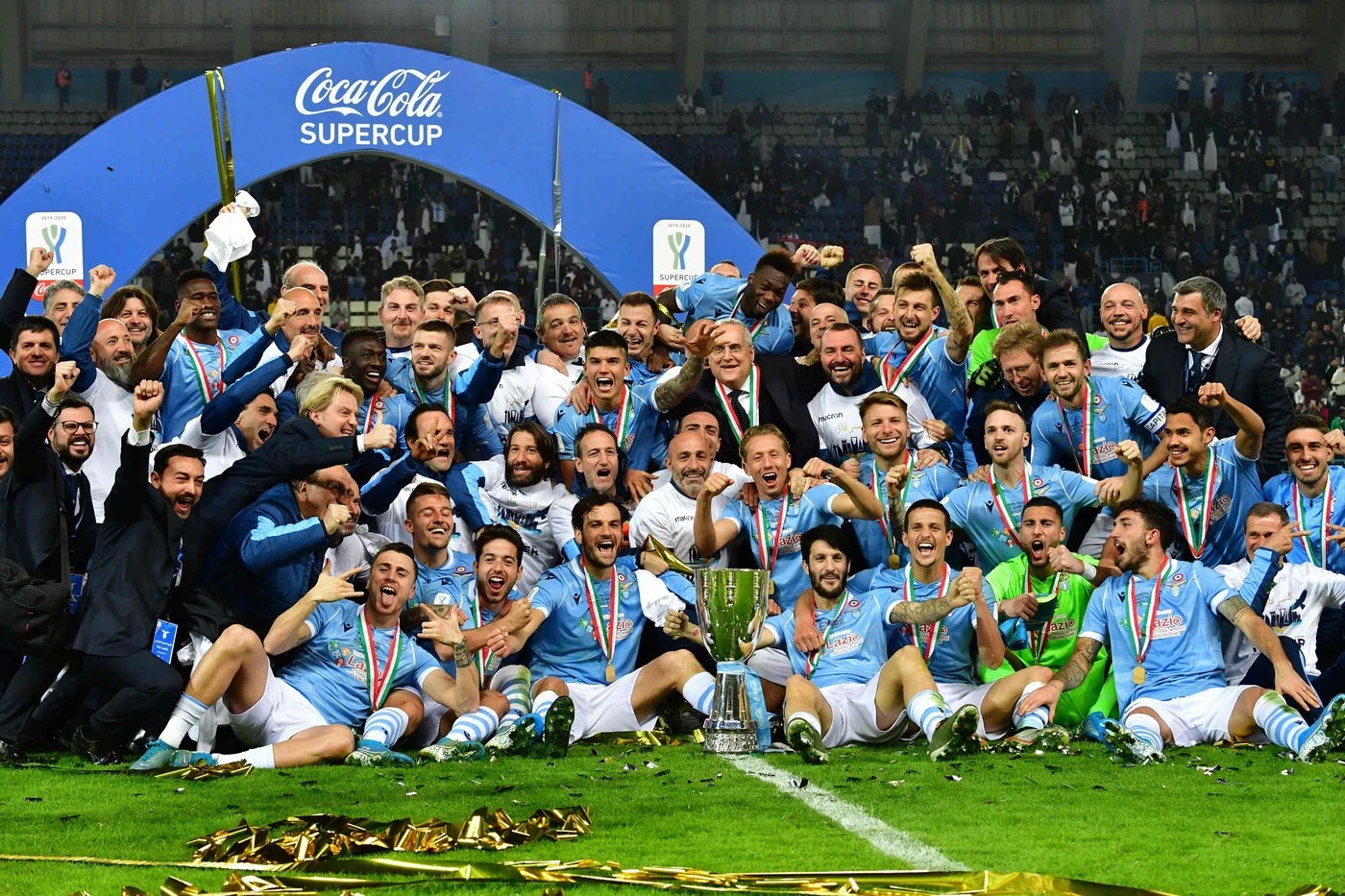 Lazio, un'altra Supercoppa, travolta la Juventus: 3-1. Biancocelesti in paradiso