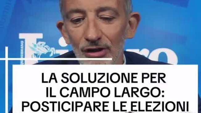 La soluzione per il campo largo: posticipare le elezioni