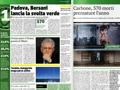 Roma, Greenpeace distribuisce 100mila copie del 'Giornale dei sogni'