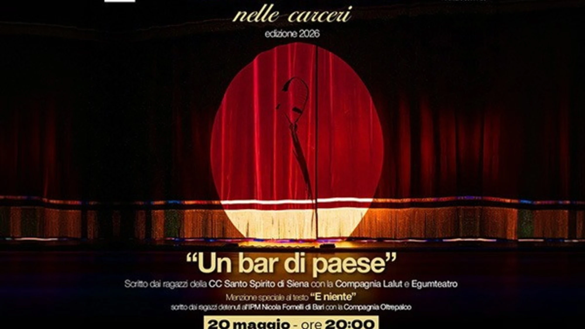 Premio Maurizio Costanzo nelle carceri, vince un bar di Paese
