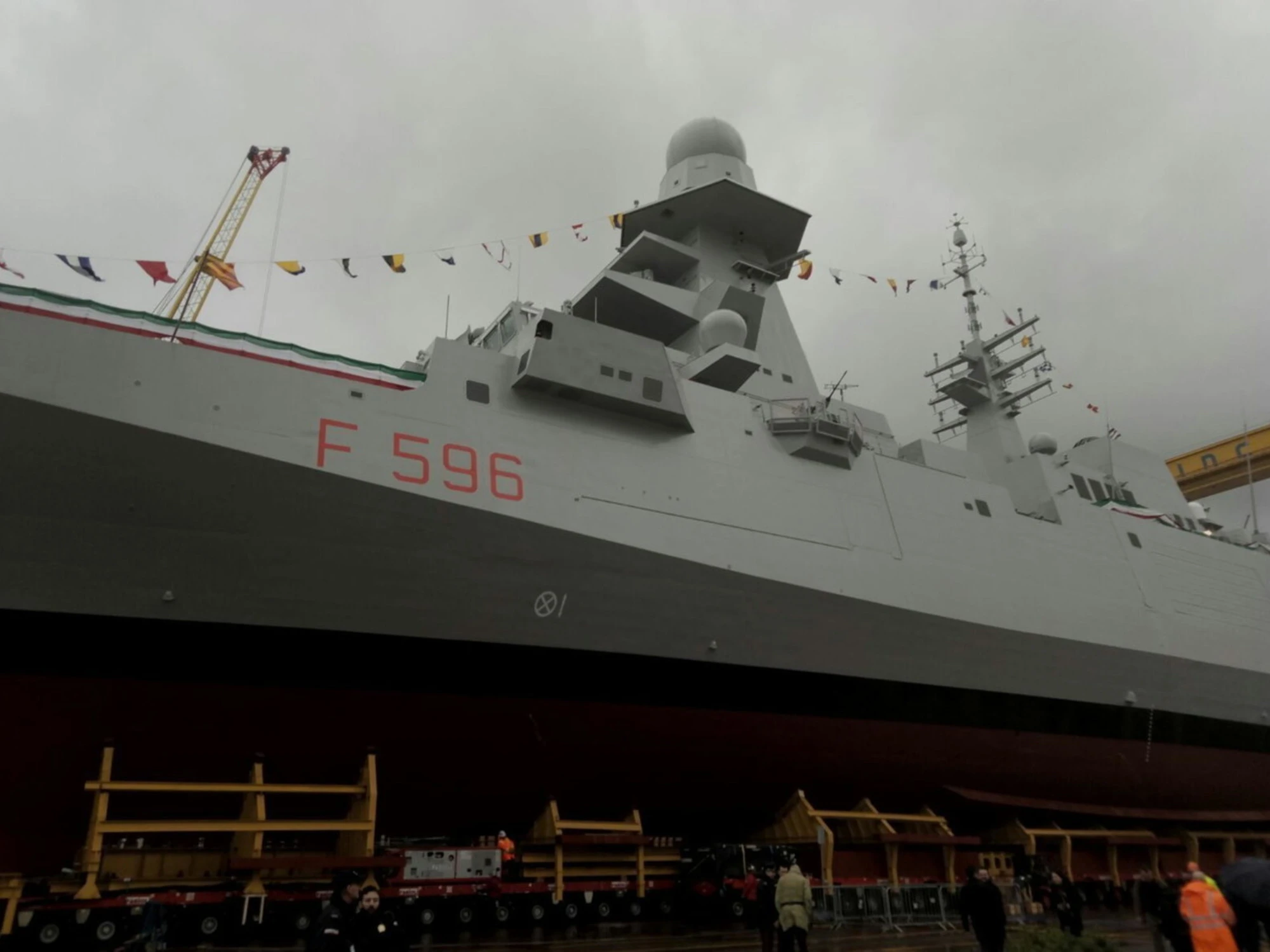 Salpata la fregata Martinengo: quanti uomini ci sono a bordo
