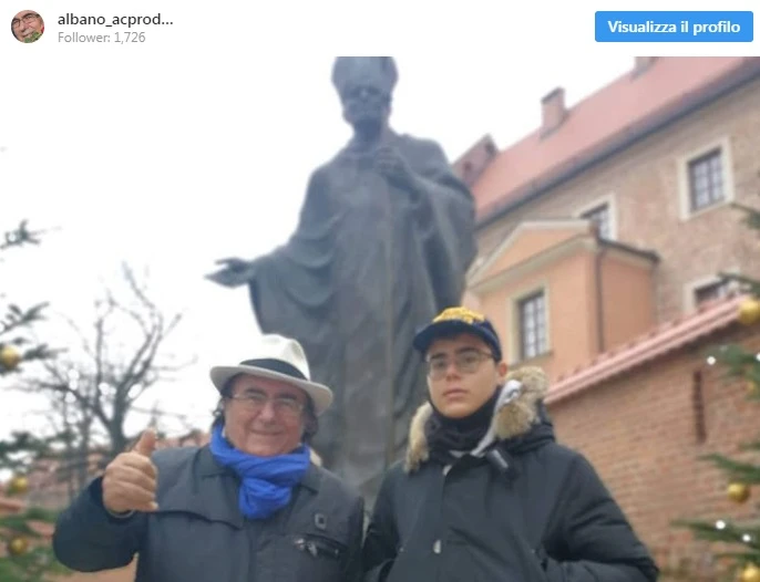 Al Bano, il figlio Bido criticato sui social. Loredana Lecciso sbotta