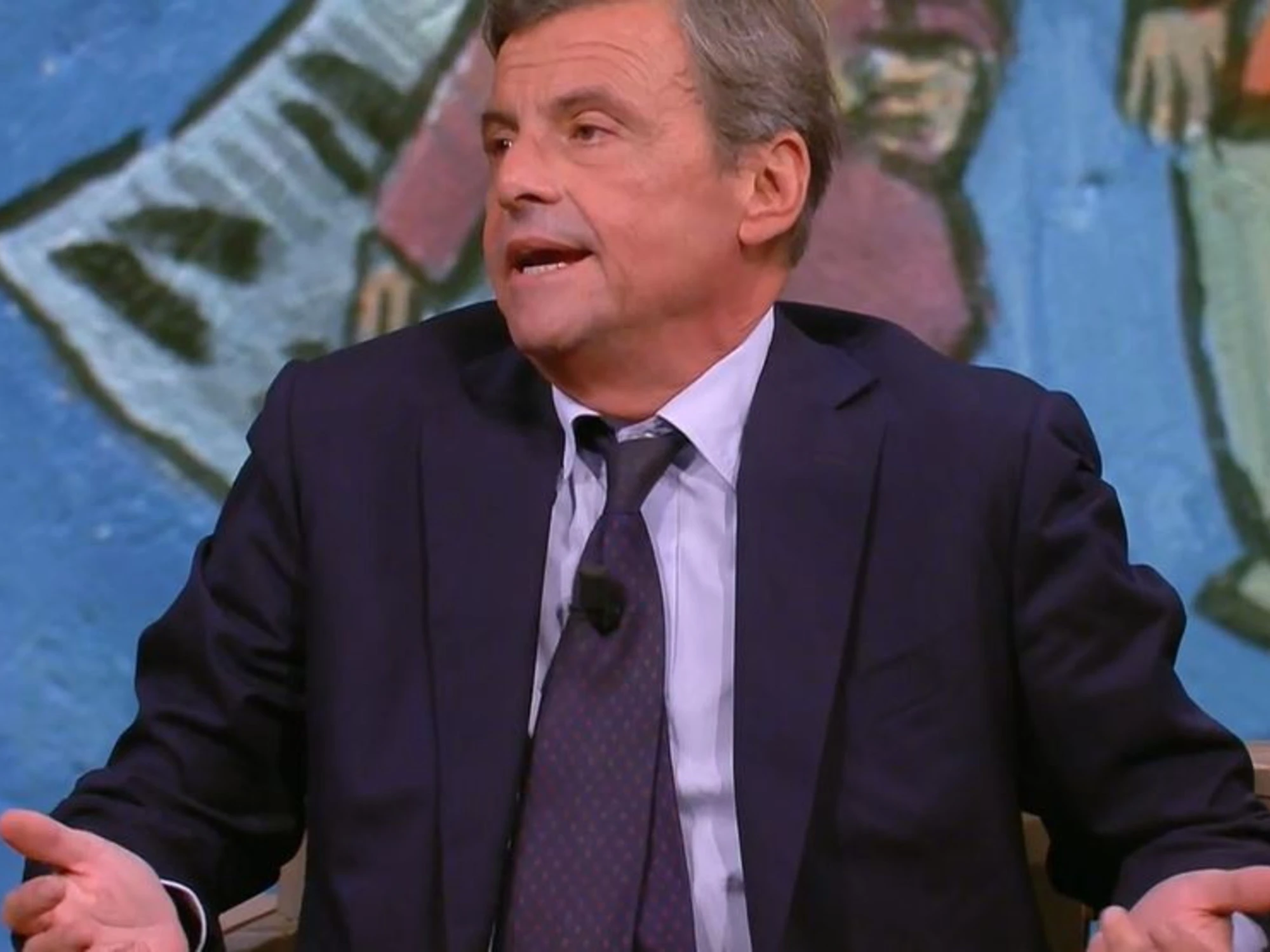 DiMartedì, la domanda di Floris, Calenda sbrocca: "Che due pa..."