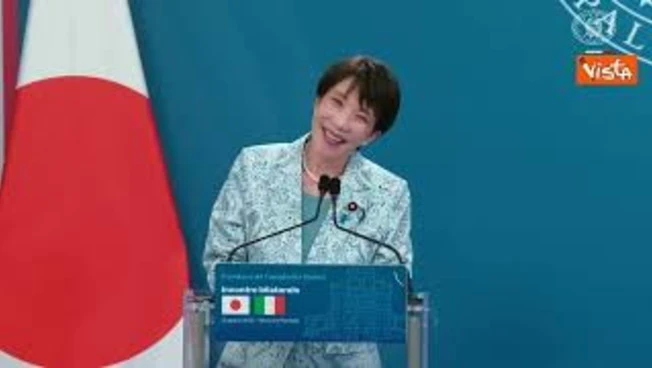 Takaichi cita Meloni quando disse "Ganbaru" a Tokyo: Ricambio dicendo (in italiano) "Buon lavoro"