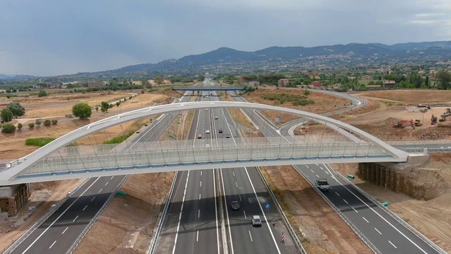 Anas apre al traffico il nuovo collegamento A1 - Tor Vergata