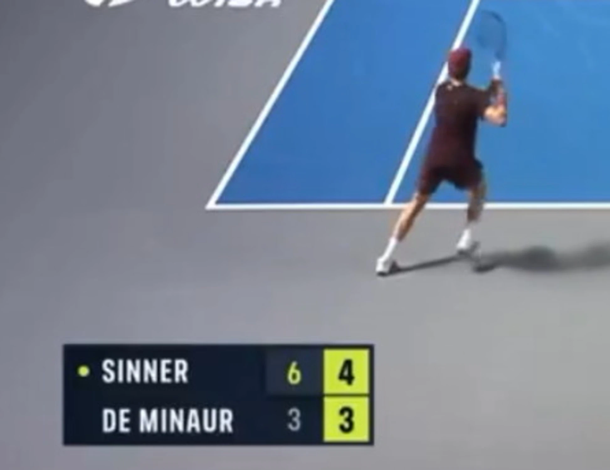 Jannik Sinner vola in finale, il colpo con cui annienta ancora De Minaur