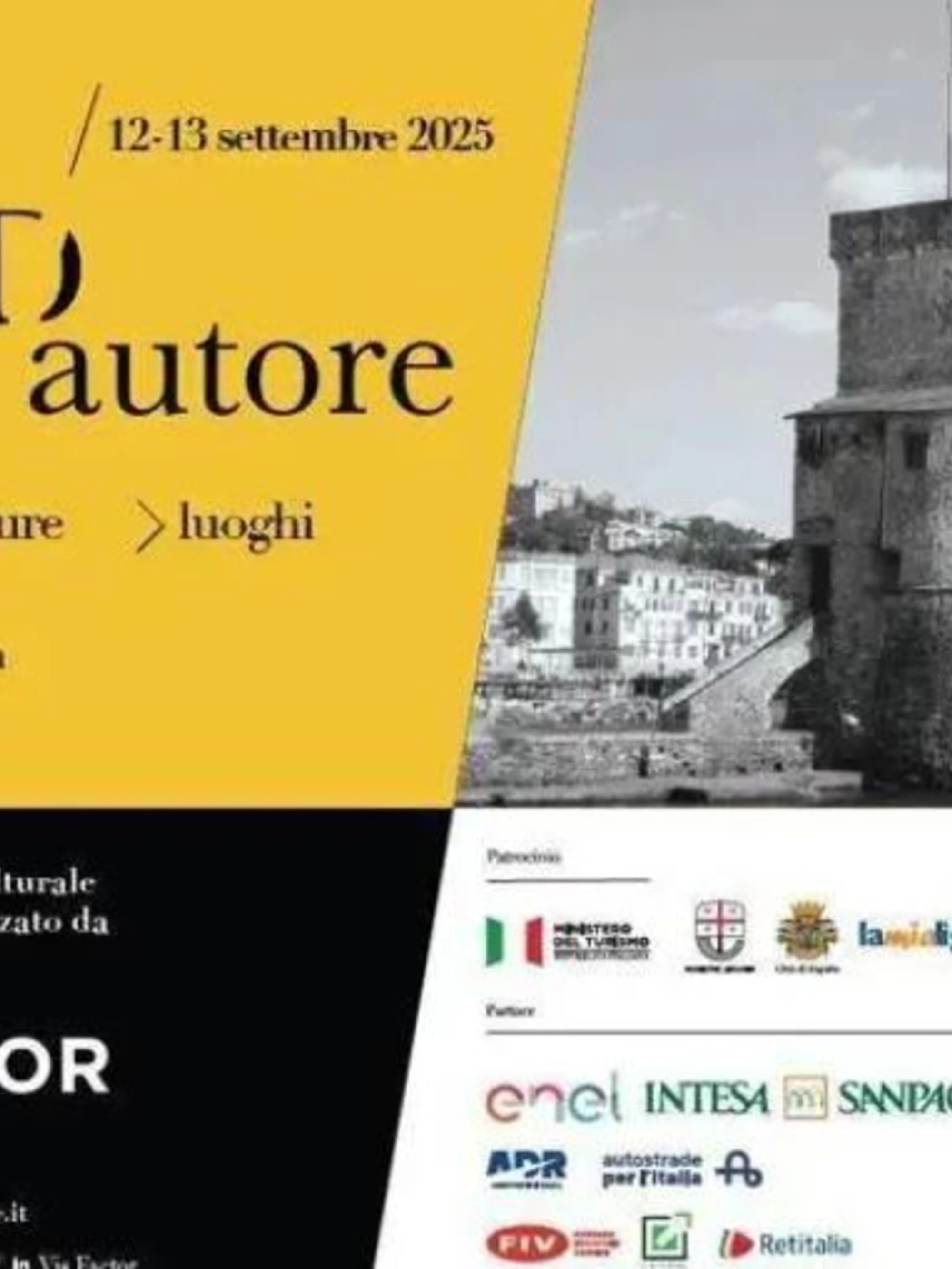 RAPALLO, AL VIA VENERDÌ LA RASSEGNA LIGURIA D’AUTORE