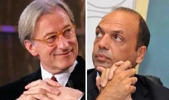 Vittorio Feltri e Angelino Alfano