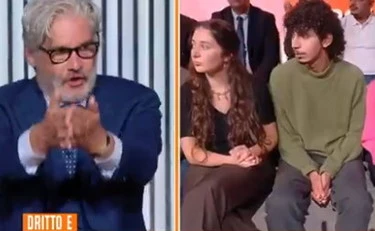 Paolo Del Debbio sbotta contro l'attivista: "Che ca***, basta. Con me non ci parli più"