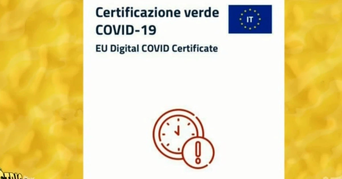 Striscia la Notizia, "Green pass valido anche dopo la scadenza": la clamorosa falla e un rischio grossissimo 