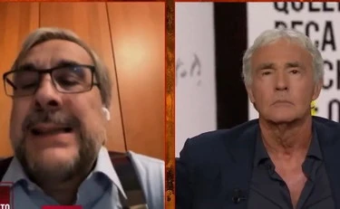 Massimo Giletti, volano stracci con il genetista dei Poggi: "Sono io deficiente?", Sì, lo è"