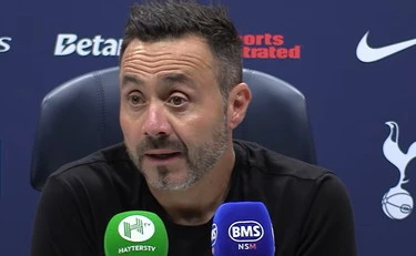 De Zerbi in crisi al Tottenham, 4 partite e 0 gol fatti. "In Italia sarei il migliore, no?"