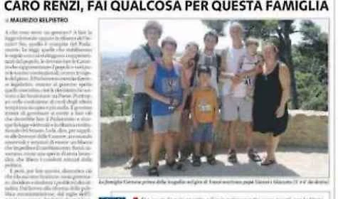 Matteo Renzi tradisce la vedova con cinque figli