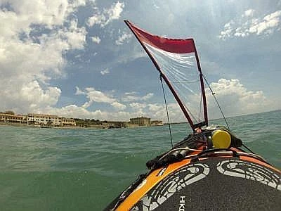 Giro d'Italia in kayak, ecco come Fabrizio va in pensione