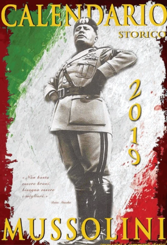 Benito Mussolini, l'ultimo delirio dell'Anpi: denunciare gli edicolanti che espongono il calendario del Duce