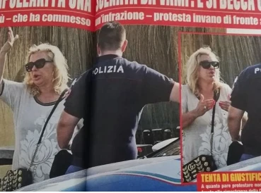 Uomini e donne, Tina Cipollari fermata dal vigile: il raptus, finisce malissimo