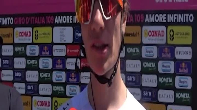 Giro d'Italia, Pellizzari: "Maglia Bianca Conad è il mio obiettivo"
