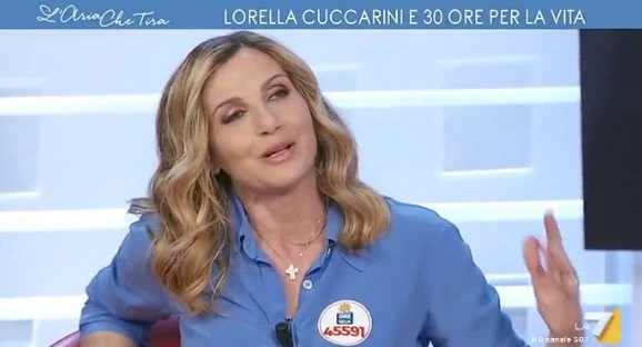 L'aria che tira, orgoglio-Lorella Cuccarini: "Cosa rispondo a chi mi insulta per la gaffe a Otto e Mezzo"