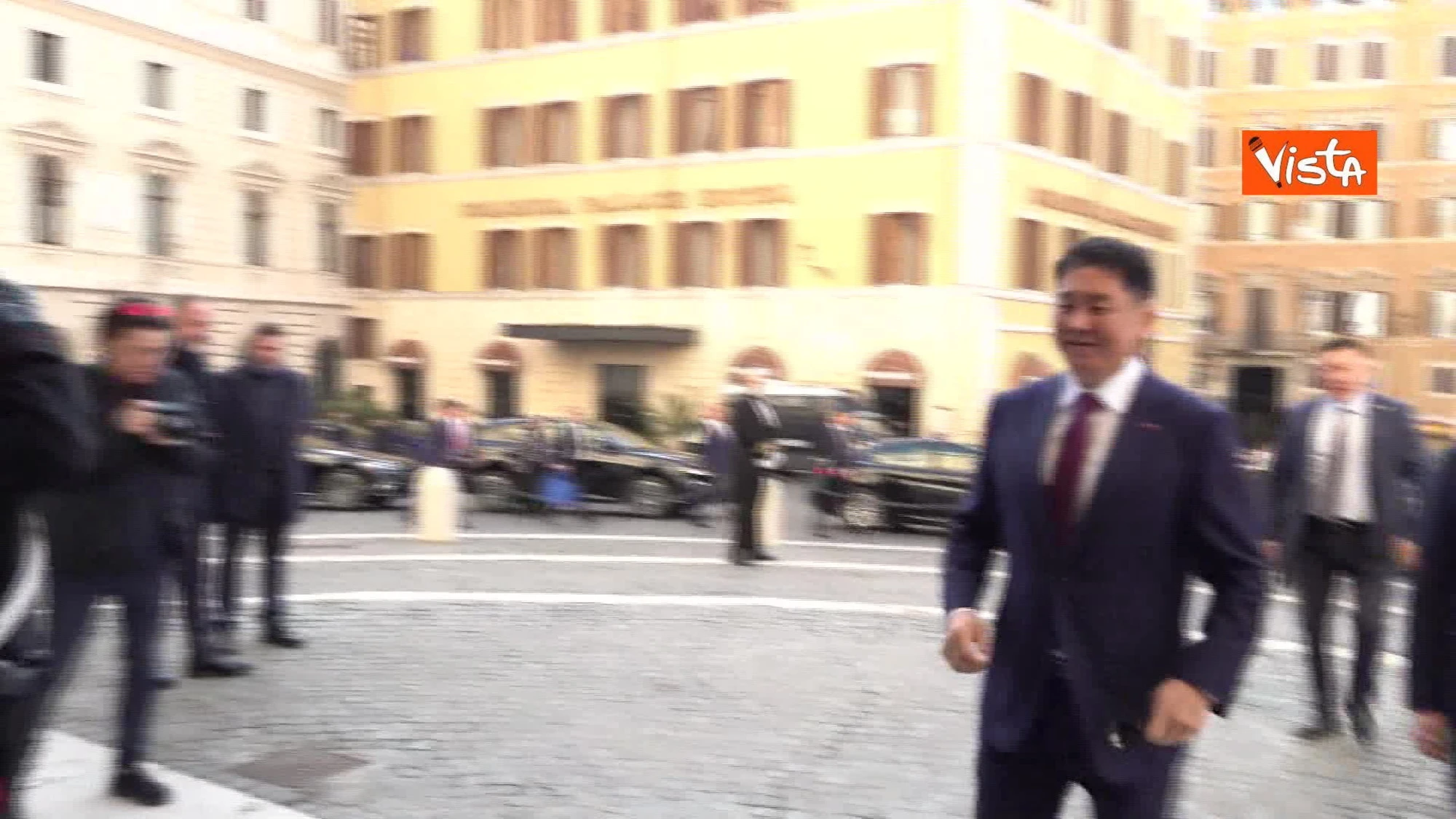 Fontana riceve a Palazzo Montecitorio il Presidente della Mongolia