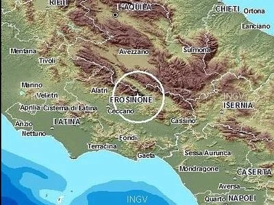 Sisma nel Lazio, paura a Roma Avvertito in Abruzzo e Campania