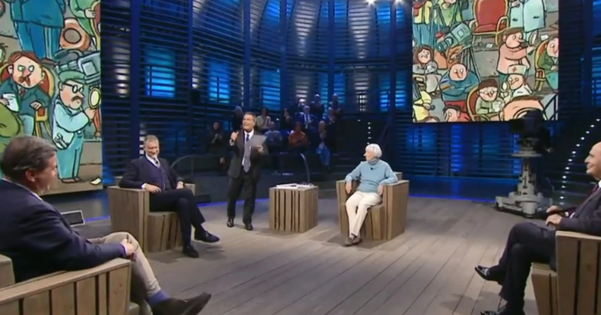 DiMartedì, "rumori di fondo": Floris senza parole, chi irrompe in studio