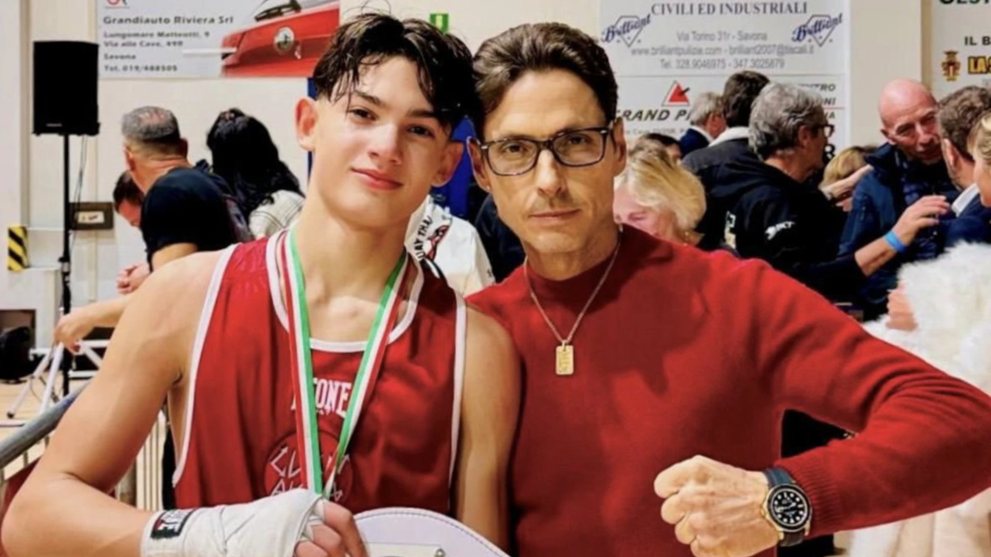 Lorenzo Mattia Berlusconi, trionfo a 15 anni nel primo match con la Federazione pugilato