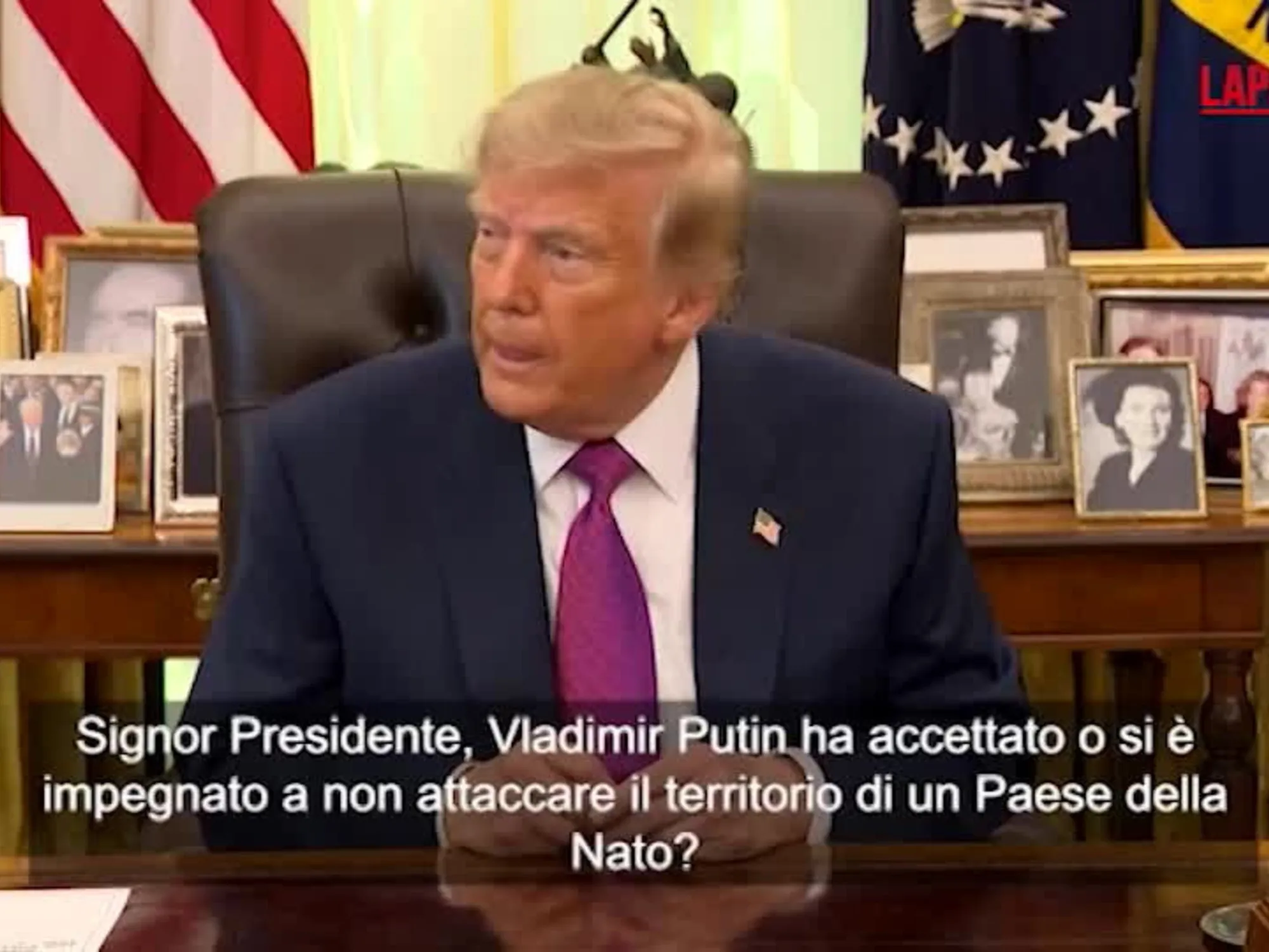 Trump: "Ho parlato con Putin, non attaccherà la Nato"