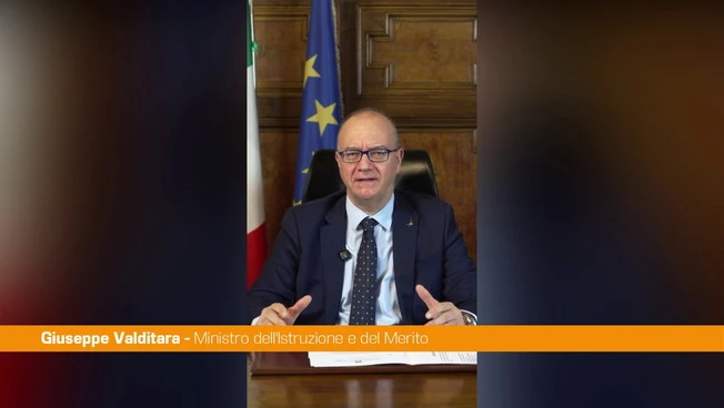 Valditara "Polemiche surreali per circolare su studenti palestinesi in Italia"