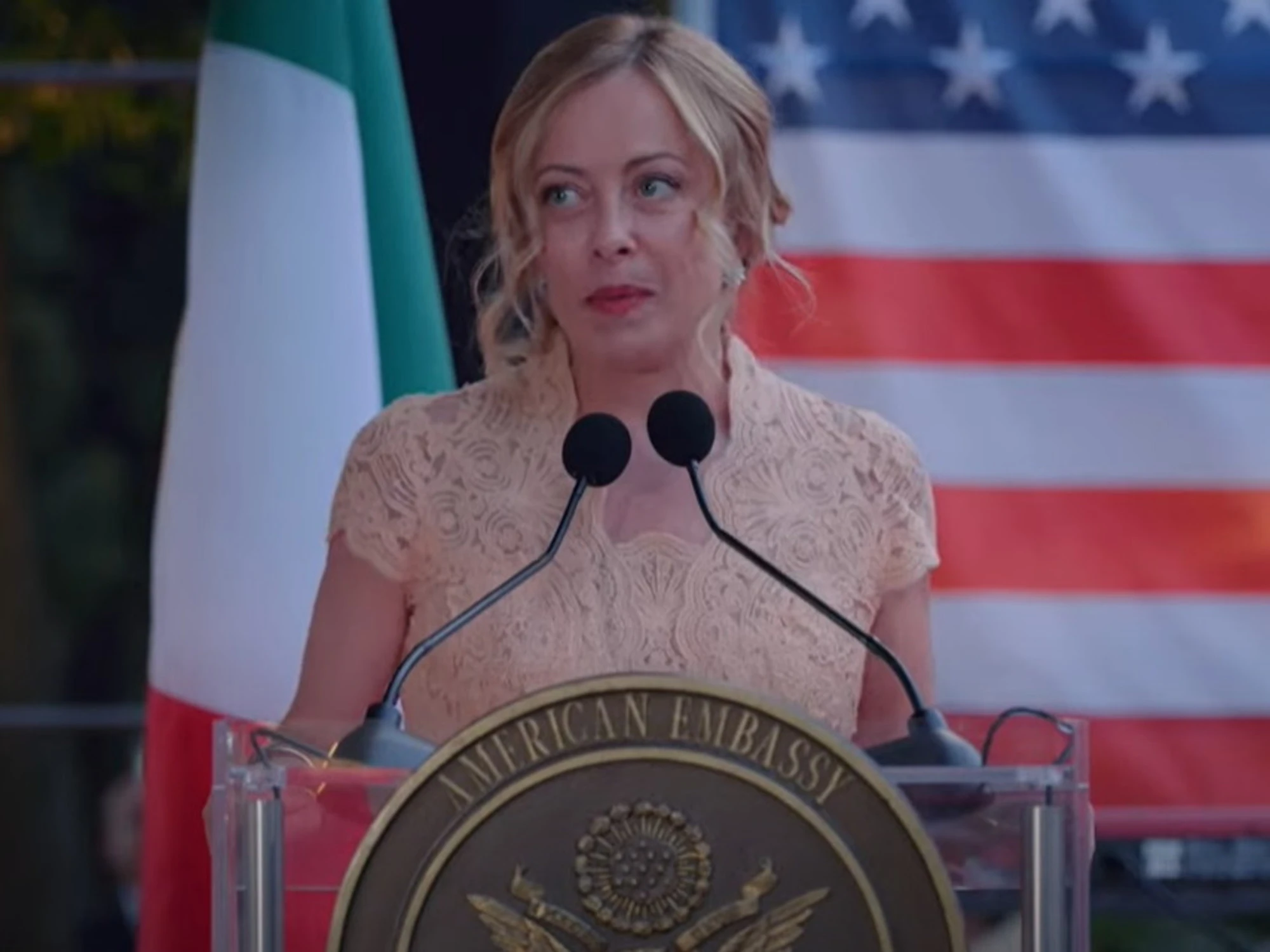 Giorgia Meloni: "Italia e Usa? La stessa lingua. L'Occidente resti unito"