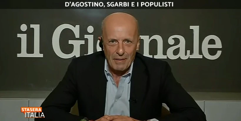 Alessandro Sallusti a Stasera Italia smonta Sgarbi e D'Agostino: "Questo video dimostra che..."
