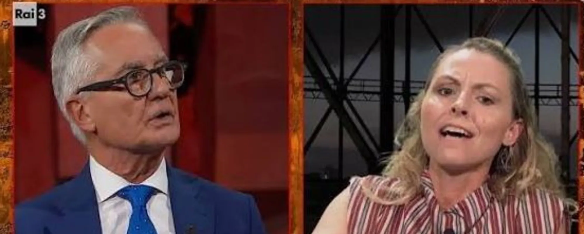 "Lei è scorretta!", "Un fatto gravissimo": Garofano perde la testa  in tv con la Bocellari