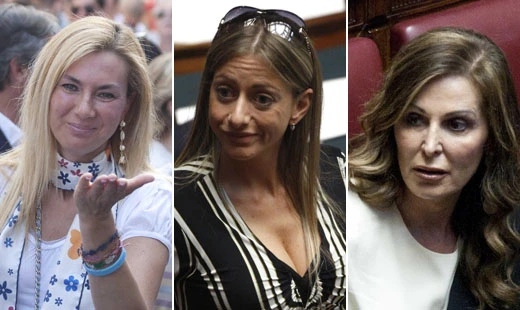 Michaela Biancofiore, Mariarosaria Rossi e Daniela Santanchè