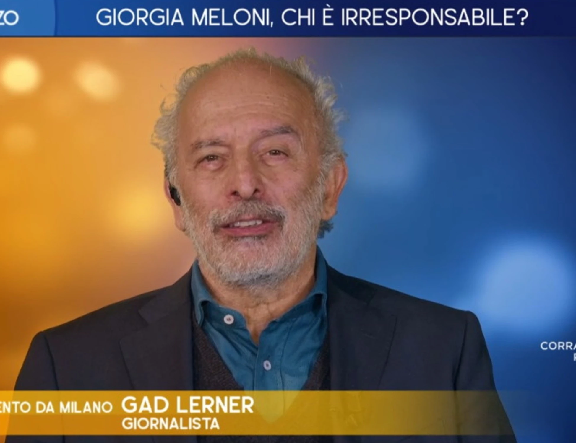 Sciopero generale, Gad Lerner senza vergogna: "Meloni spera in gesto sconsiderato"