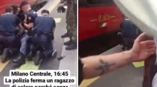 Immigrato africano bloccato dalla polizia in Stazione a Milano. Le sardine: "Abuso di potere". Falso: ecco chi è e cosa faceva davvero