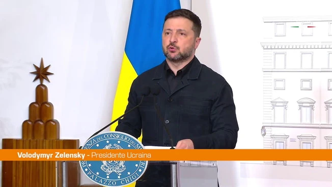 Ucraina, Zelensky "Necessario sbloccare il pacchetto Ue da 90 miliardi"