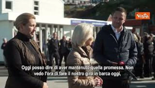 Von Der Leyen in Groenlandia: Partnership sempre più forte, rafforziamo nostre relazioni