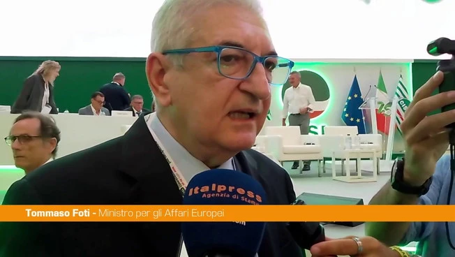 Foti "Fondi di Coesione destinati al riarmo? Non c'è nessun disegno"