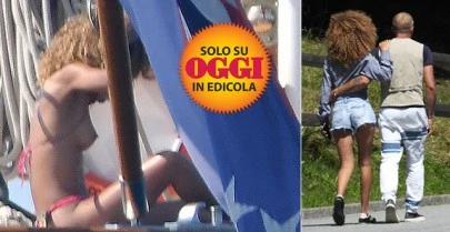 Lapo Elkann, il topless sul veliero della nuova fiamma Leila Depina