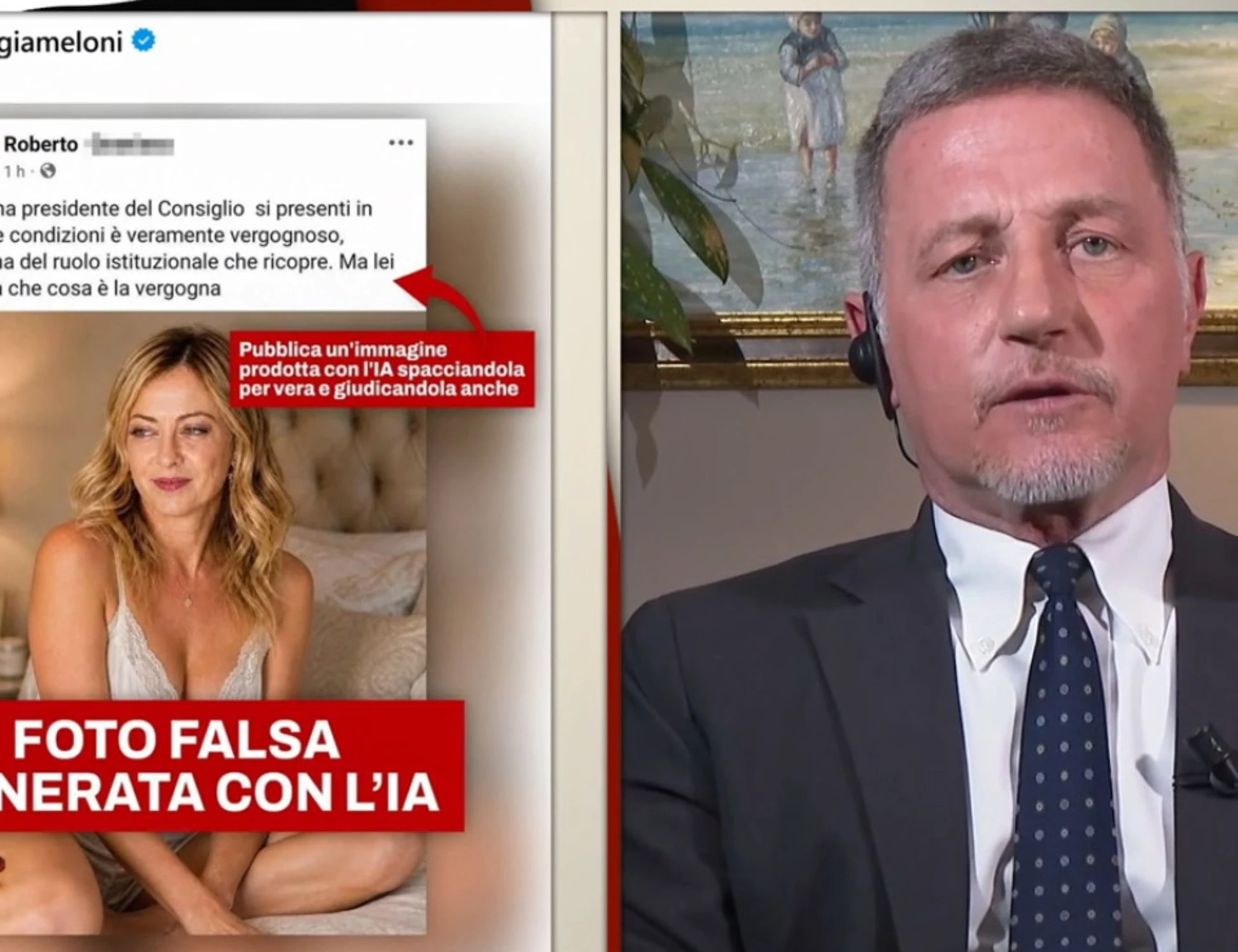 Massimo Giannini, il fango su Giorgia Meloni: "Ha bisogno di crearsi un nemico"